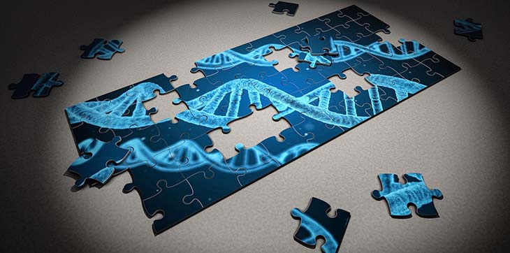 picture of a DNA puzzle to accompany article about whether or not dna websites are bad