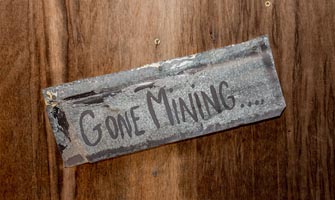 Gone Mining Crypto Lawyer Sign